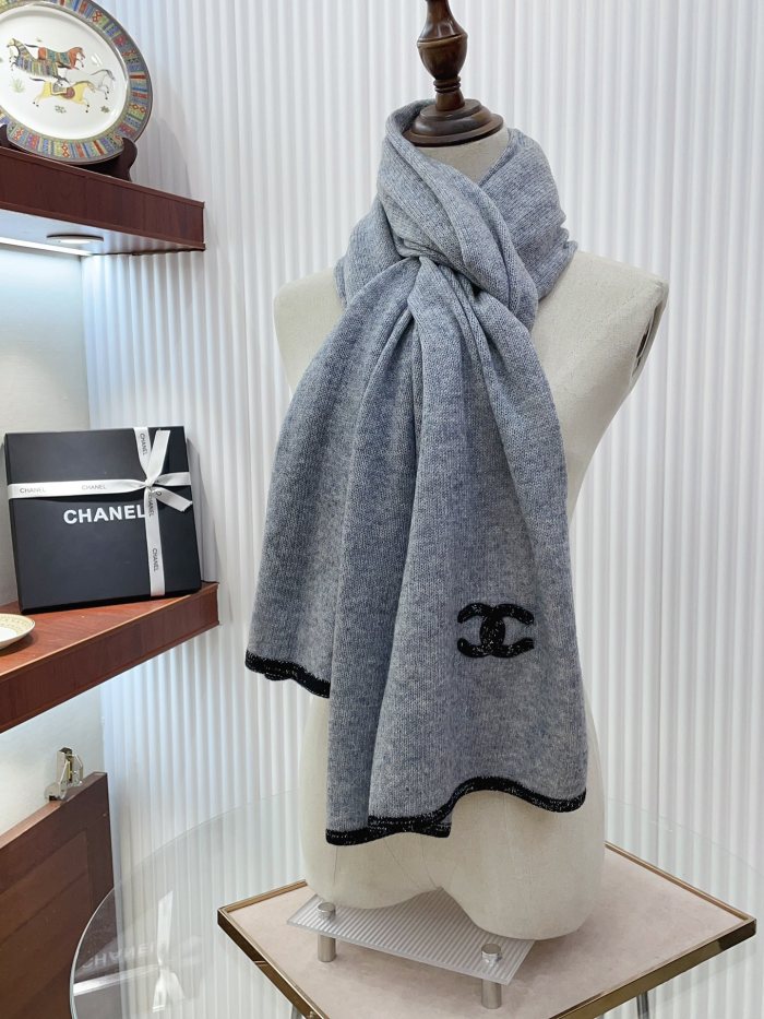 Streetwear Scarf CHANEL 325708 size：80*200cm