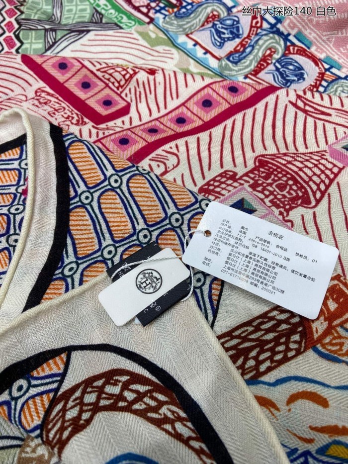 Streetwear Scarf Hermes   325696 size140cm*140cm