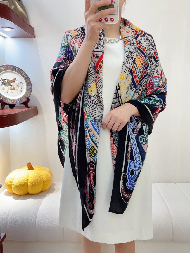 Streetwear Scarf Hermes   325720 size140cm*140cm