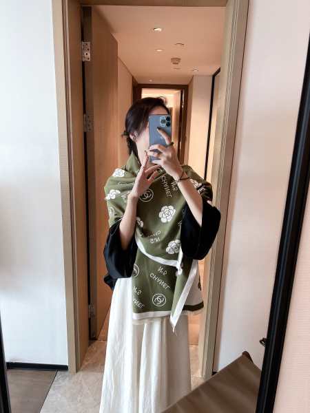 Streetwear Scarf CHANEL 325858 size：180*65cm