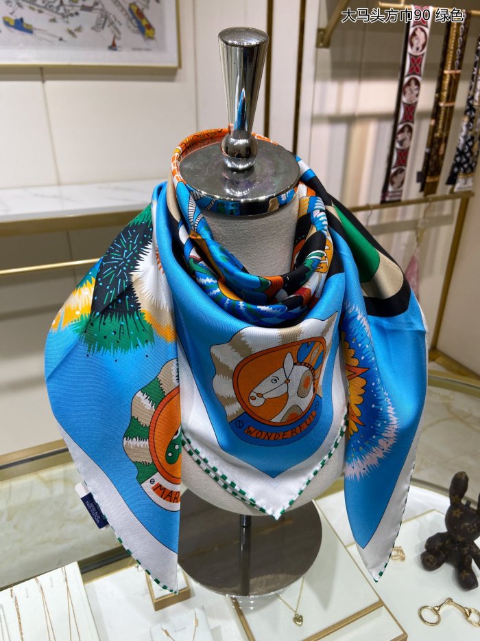 Streetwear Scarf Hermes   325691 size140cm*140cm