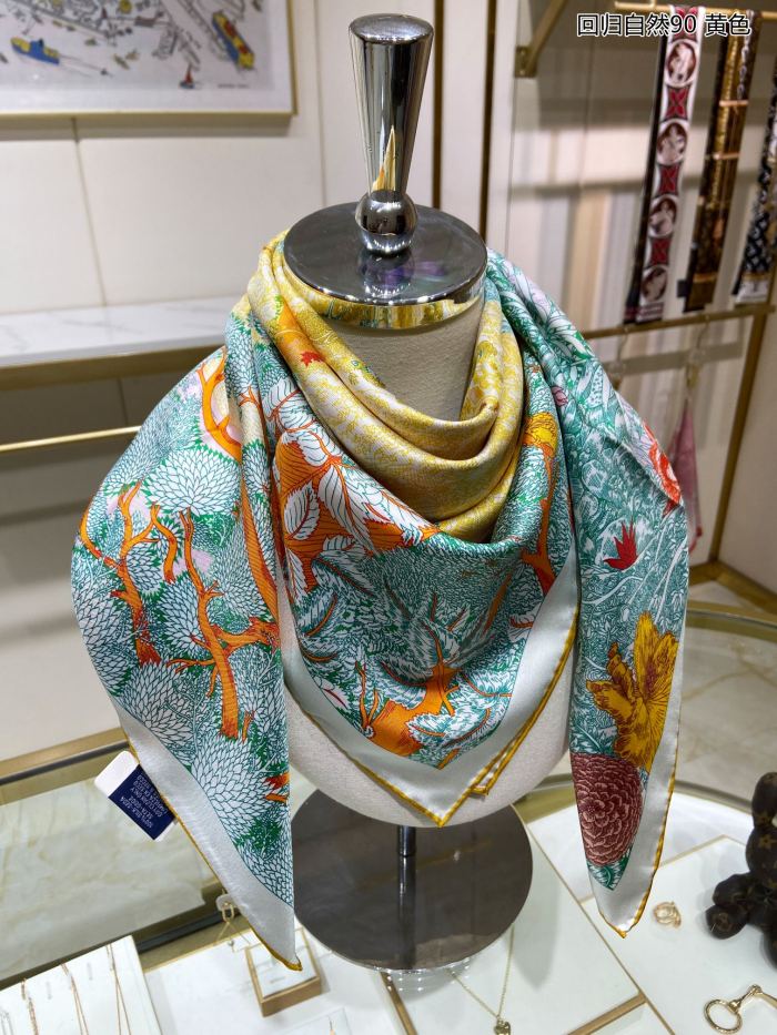 Streetwear Scarf Hermes   325664 size：90cm*90cm