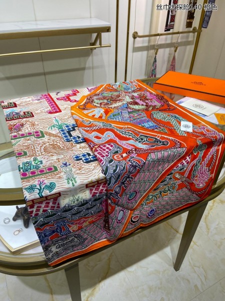 Streetwear Scarf Hermes   325695 size140cm*140cm