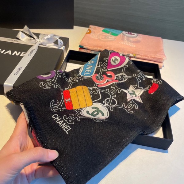 Streetwear Scarf CHANEL 325648 size：100*200cm