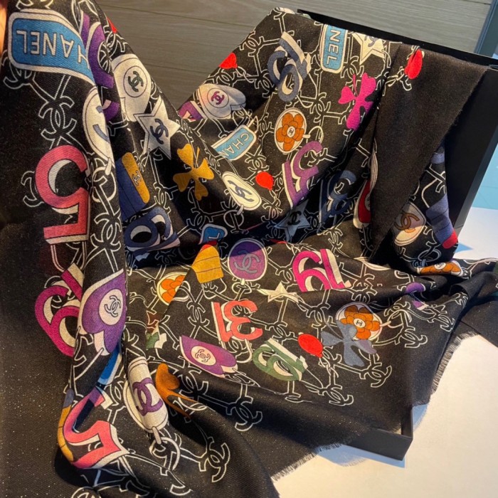 Streetwear Scarf CHANEL 325648 size：100*200cm