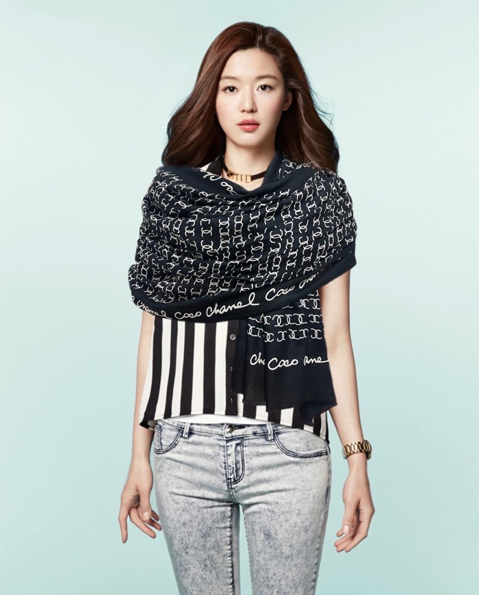 Streetwear Scarf CHANEL 325601 size：100x200cm