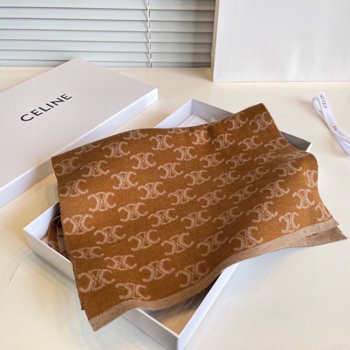 Streetwear Scarf CELINE 325611 size:30*180cm