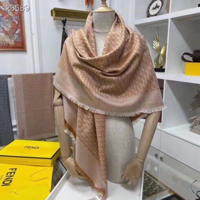 Streetwear Scarf FENDI 325595 SIZE:140x140cm 