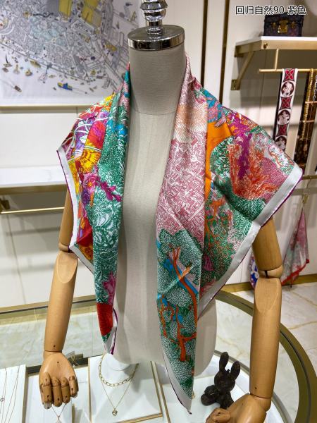 Streetwear Scarf Hermes   325662 size：90cm*90cm