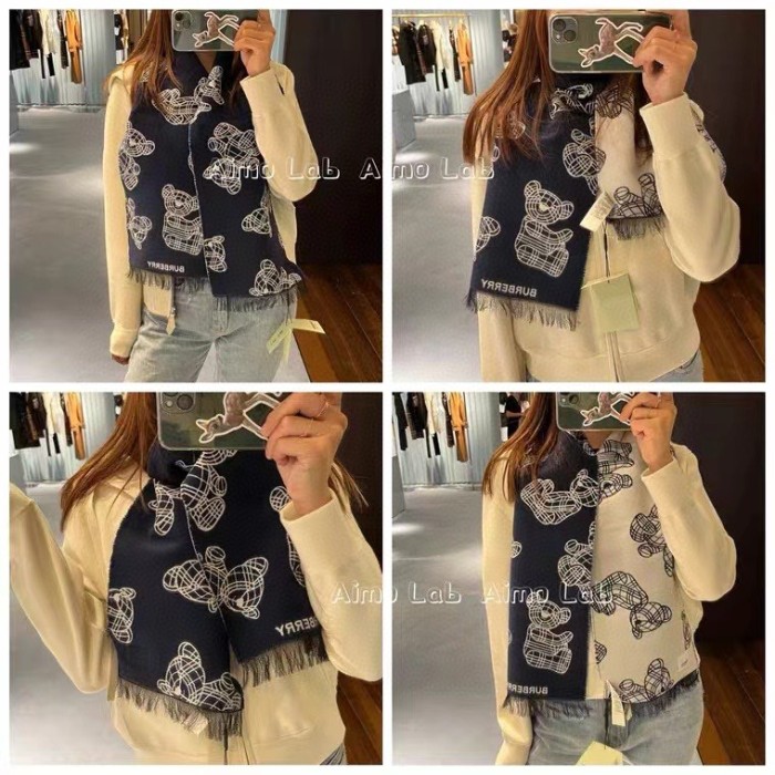 Streetwear Scarf BURBERRY 325645 size：127cm