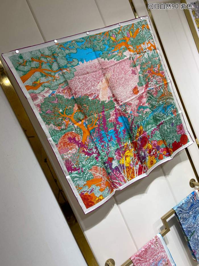 Streetwear Scarf Hermes   325662 size：90cm*90cm