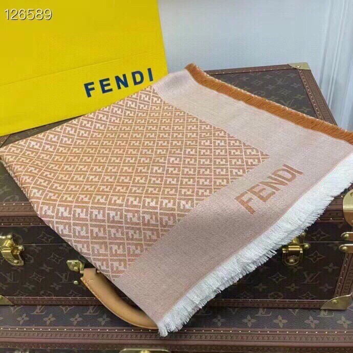 Streetwear Scarf FENDI 325595 SIZE:140x140cm 