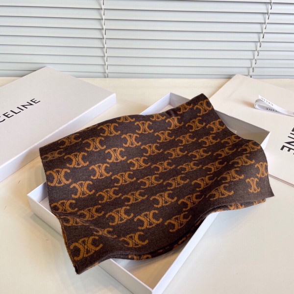 Streetwear Scarf CELINE 325612 size:30*180cm