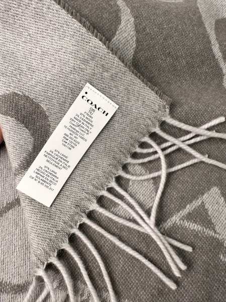 Streetwear Scarf COACH 325640 size:195×53cm