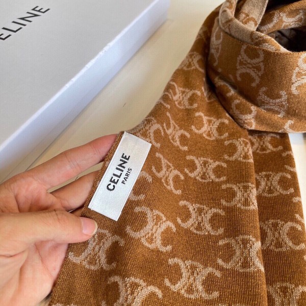 Streetwear Scarf CELINE 325611 size:30*180cm