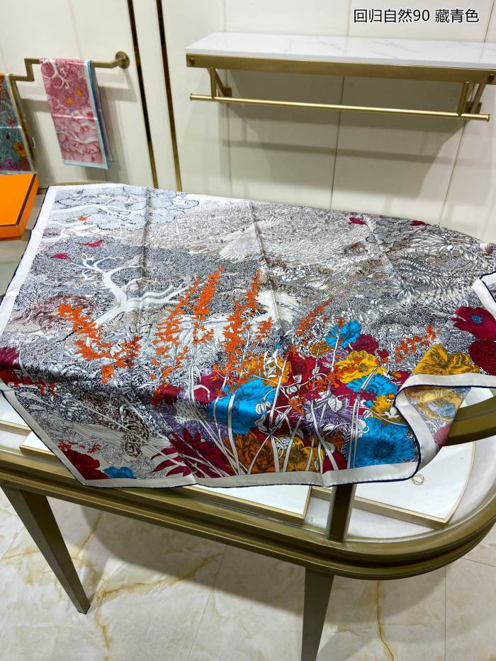 Streetwear Scarf Hermes   325663 size：90cm*90cm