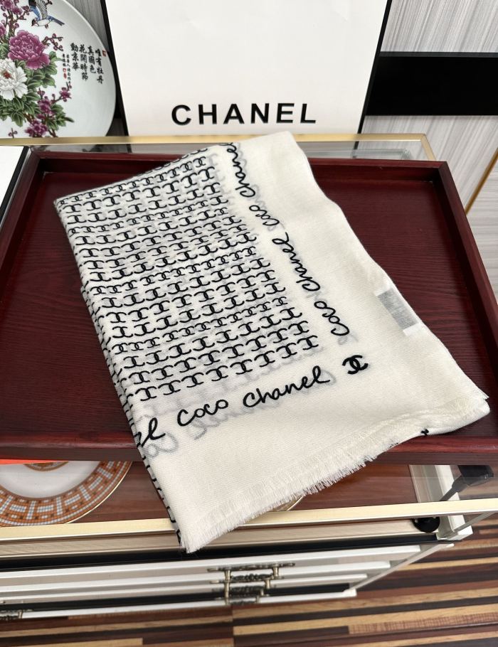 Streetwear Scarf CHANEL 325602 SIZE:100x200cm
