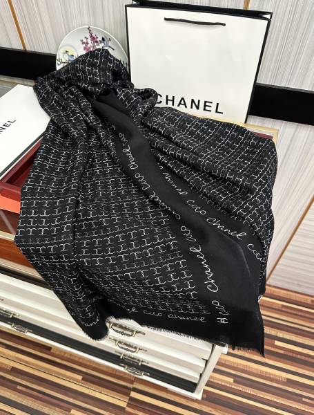 Streetwear Scarf CHANEL 325601 size：100x200cm