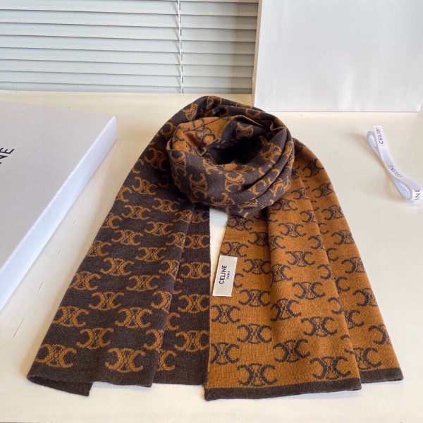 Streetwear Scarf CELINE 325612 size:30*180cm