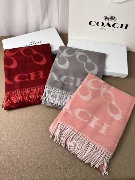 Streetwear Scarf COACH 325642 size:195×53cm