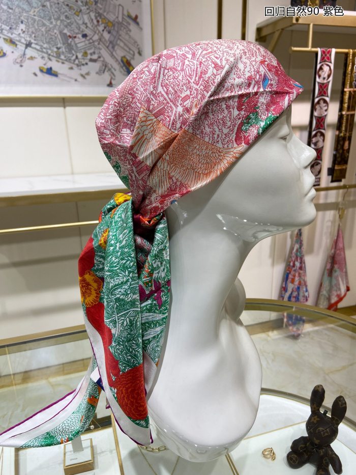 Streetwear Scarf Hermes   325662 size：90cm*90cm