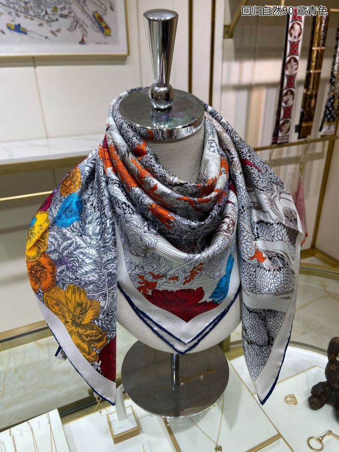 Streetwear Scarf Hermes   325663 size：90cm*90cm