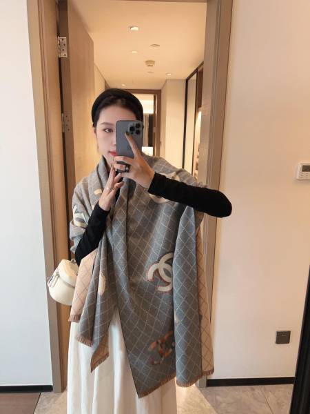 Streetwear Scarf CHANEL 325480 size：180*65cm