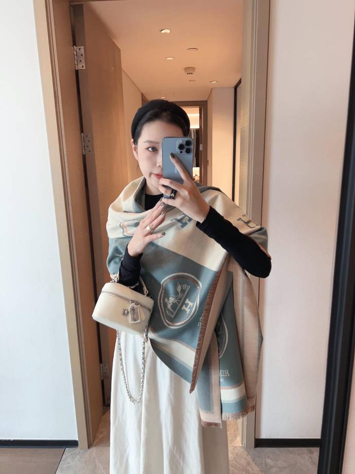 Streetwear Scarf Hermes   325488 size：30*180cm