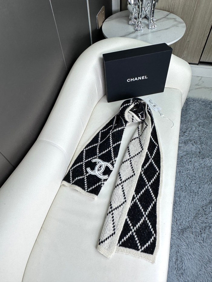 Streetwear Scarf CHANEL 325556 size: 30cm×180cm