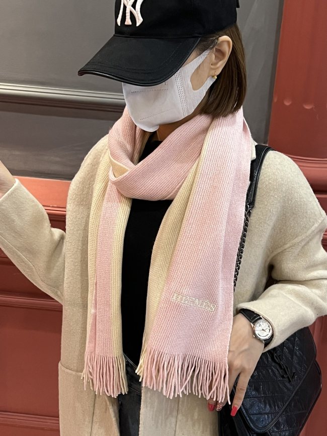 Streetwear Scarf Hermes   325550 size：30*180cm