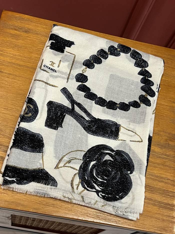 Streetwear Scarf CHANEL 325526 size：110x200cm