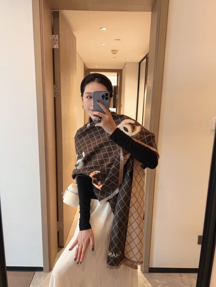 Streetwear Scarf CHANEL 325481 size:180*65cm