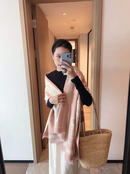 Streetwear Scarf Hermes   325487 size：30*180cm