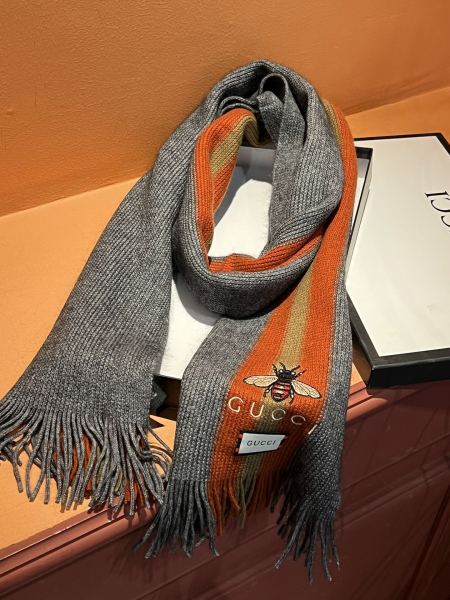 Streetwear Scarf GUCCI 325533 SIZE:30*180cm