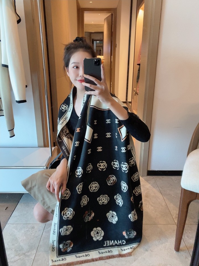 Streetwear Scarf CHANEL 325510 size：180*70cm