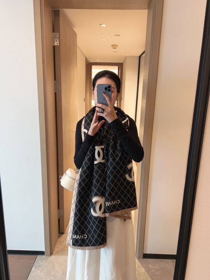 Streetwear Scarf CHANEL 325479 size：180*65cm