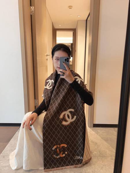 Streetwear Scarf CHANEL 325481 size:180*65cm