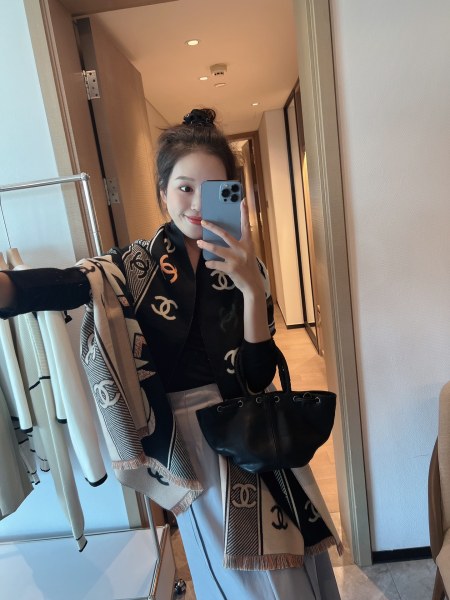 Streetwear Scarf CHANEL 325520 size：180*70cm