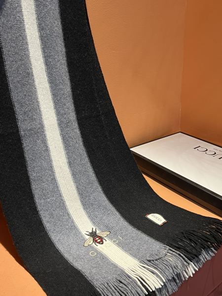 Streetwear Scarf GUCCI 325528 SIZE:30*180cm