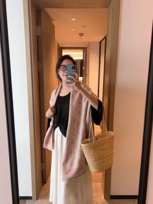 Streetwear Scarf Dior 325476 SIZE:45＊200cm