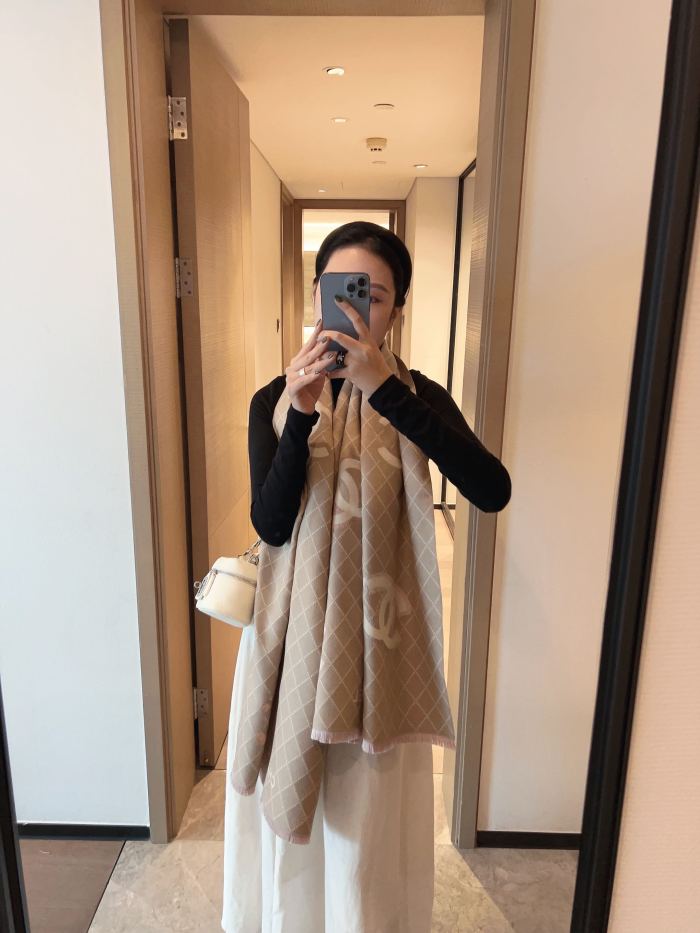 Streetwear Scarf CHANEL 325480 size：180*65cm