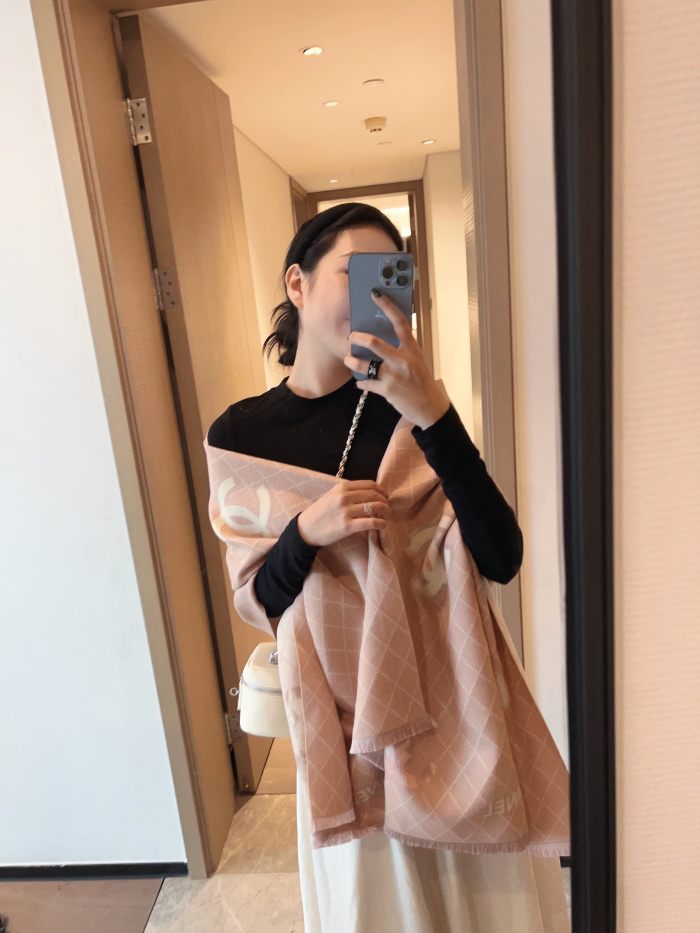 Streetwear Scarf CHANEL 325479 size：180*65cm