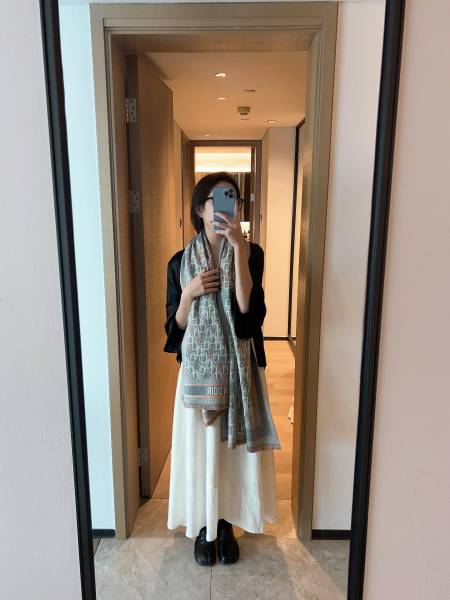 Streetwear Scarf Dior 325477 SIZE:45＊200cm