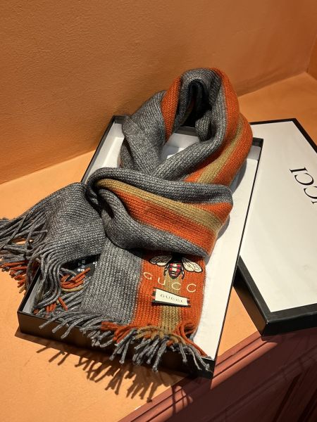 Streetwear Scarf GUCCI 325533 SIZE:30*180cm