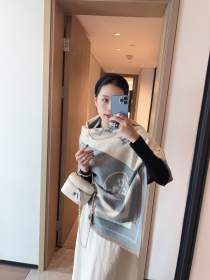 Streetwear Scarf Hermes   325487 size：30*180cm