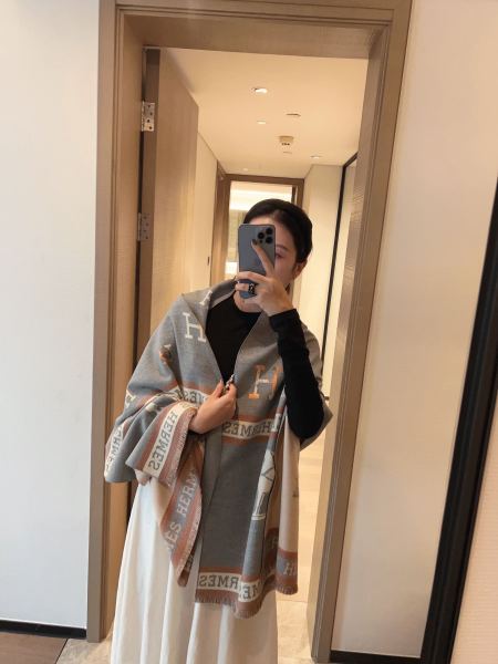 Streetwear Scarf Hermes   325485 size：180*65cm