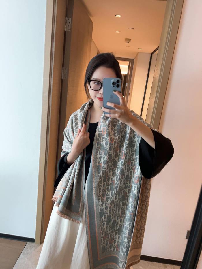 Streetwear Scarf Dior 325477 SIZE:45＊200cm