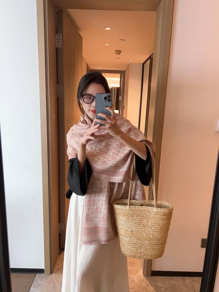 Streetwear Scarf Dior 325476 SIZE:45＊200cm