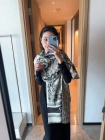 Streetwear Scarf Dior 329812 SIZE:45＊200