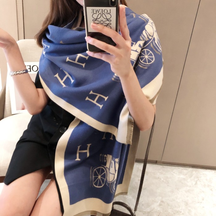 Streetwear Scarf Hermes   329796 size：180*65cm
